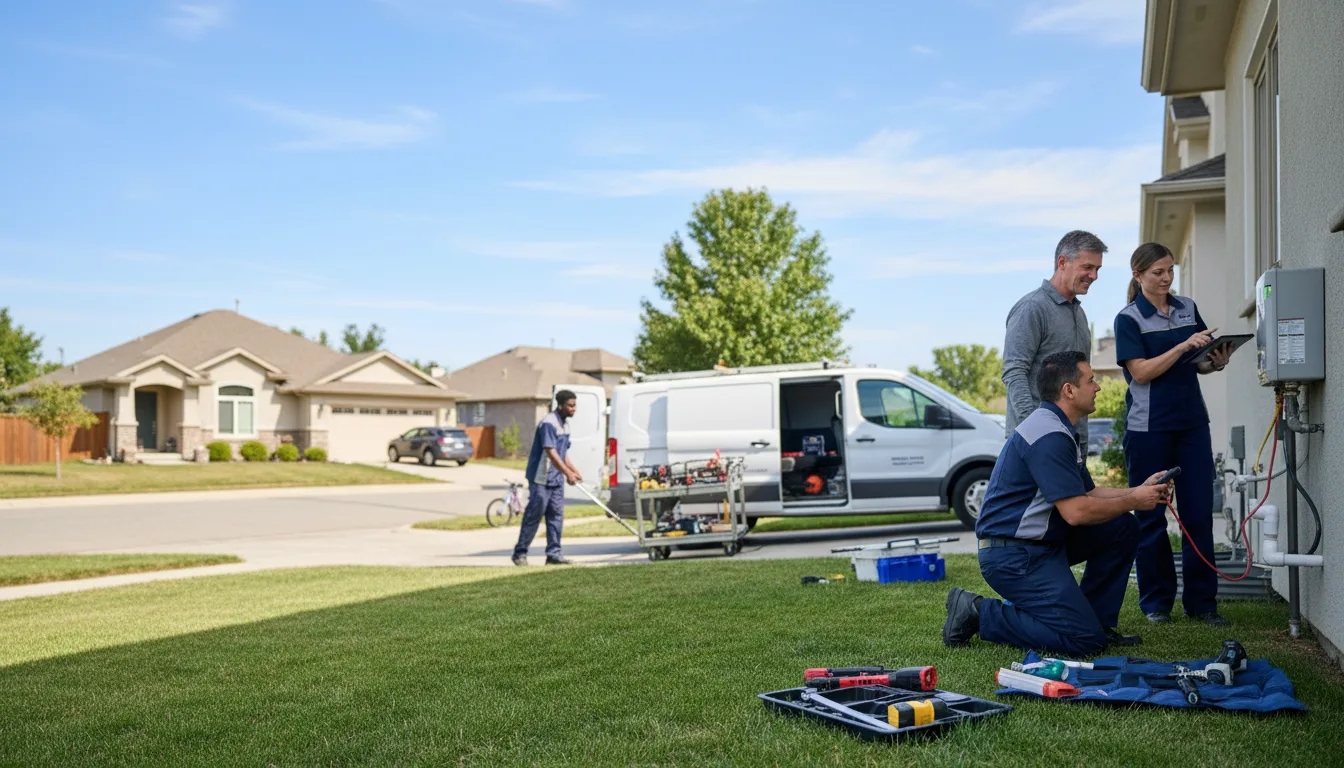 Tankless water heater service in Dickey, ND